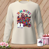 MyDesigns Physical Item S / Ivory Ta-Da, Witches ~ Long Sleeve Tee