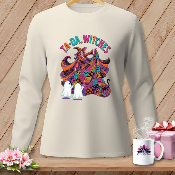 MyDesigns Physical Item S / Ivory Ta-Da, Witches ~ Long Sleeve Tee