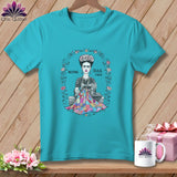 MyDesigns Physical Item S / Lagoon Blue Fray-da Kahio - Resting Stitch Face ~ Premium Tee