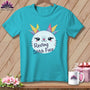 MyDesigns Physical Item S / Lagoon Blue Quirky Impact - Resting Stitch Face ~ Premium Tee
