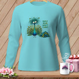 MyDesigns Physical Item S / Lagoon Quilt Hair Don’t Care ~ Lady Plumeadora ~ Long Sleeve Tee