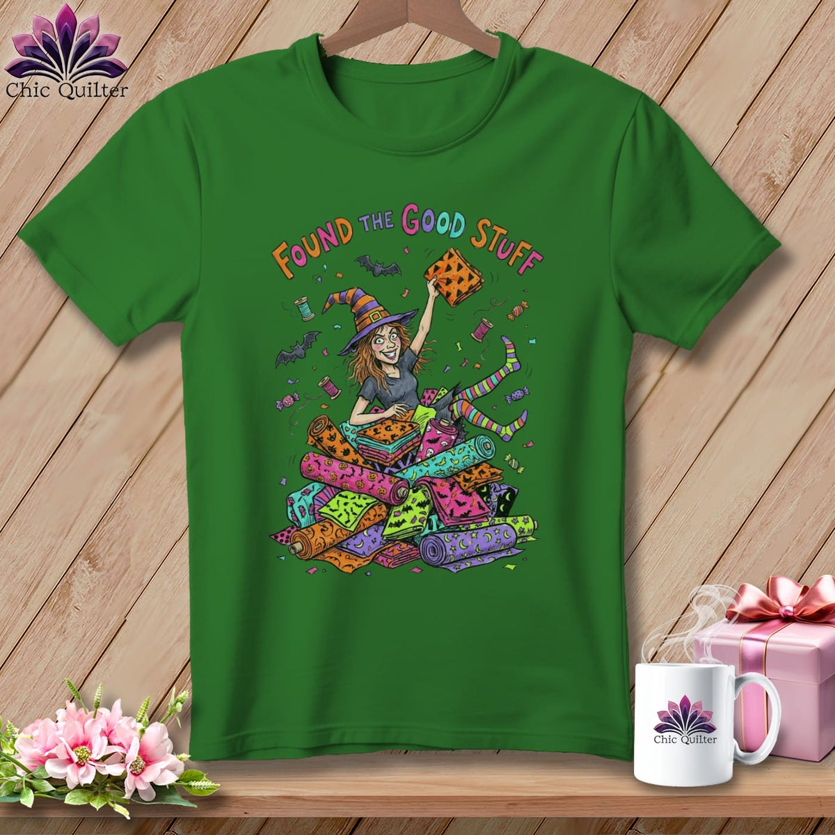 MyDesigns Physical Item S / Leaf FOUND THE GOOD STUFF ~ Bolt Heap ~ Relaxed Fit Tee