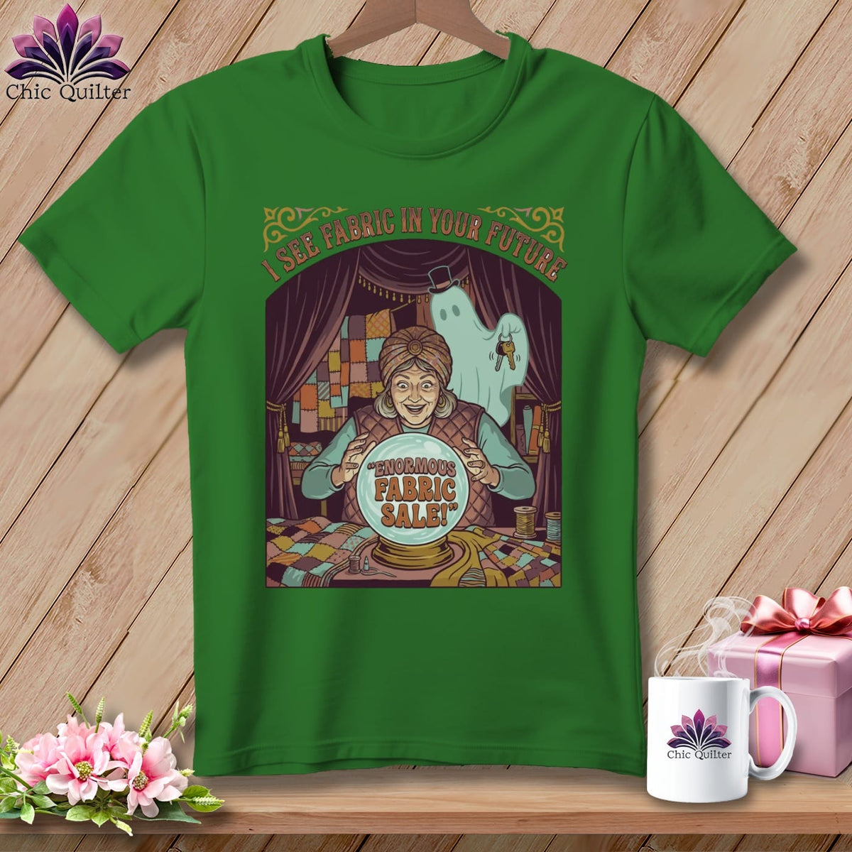 MyDesigns Physical Item S / Leaf I See Fabric In Your Future ~ Relaxed Fit Tee