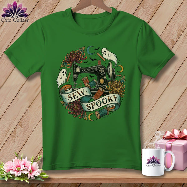 MyDesigns Physical Item S / Leaf Sew Spooky ~ Hand-Crank ~ Relaxed Fit Tee