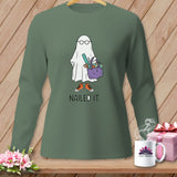 MyDesigns Physical Item S / Light Green Nailed It. ~ Long Sleeve Tee