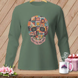 MyDesigns Physical Item S / Light Green Quilt 'Til You Drop ~ Long Sleeve Tee