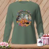 MyDesigns Physical Item S / Light Green Quilters After Dark ~ Long Sleeve Tee