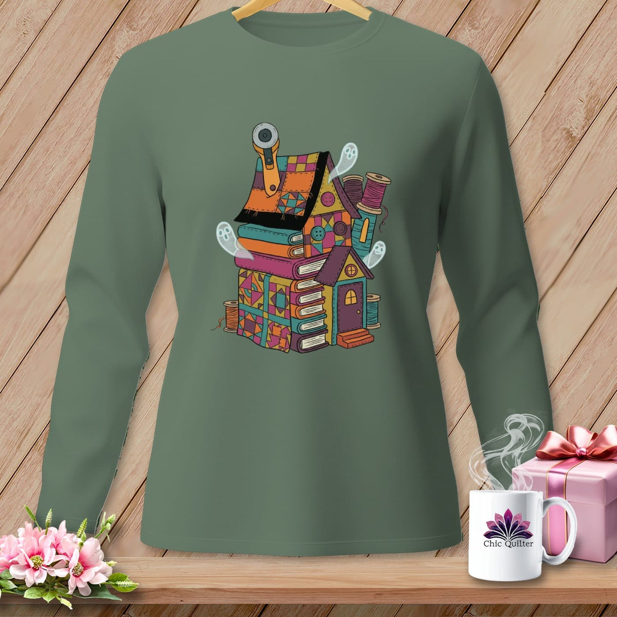 MyDesigns Physical Item S / Light Green The Stash Has Tenants ~ Long Sleeve Tee