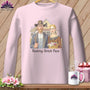 MyDesigns Physical Item S / Light Pink American Gothic Seamstress - Resting Stitch Face ~ Long Sleeve Tee