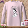 MyDesigns Physical Item S / Light Pink Ri-hem-na - Resting Stitch Face ~ Long Sleeve Tee