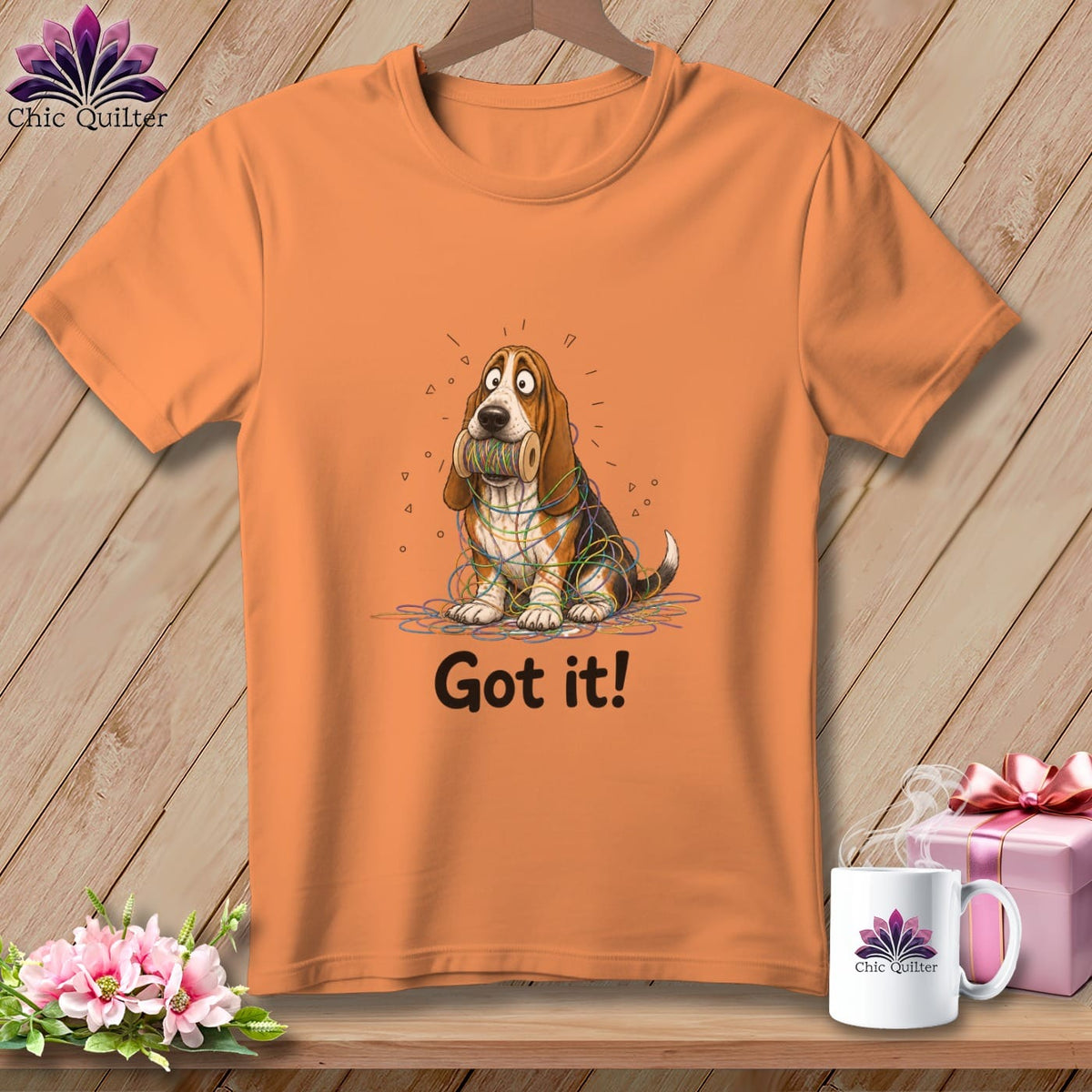 MyDesigns Physical Item S / Melon Basset Hound Helper ~ Premium Tee