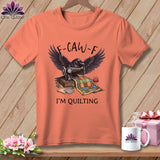 MyDesigns Physical Item S / Melon F ~ CAW ~ F ~ I’m Quilting in Color ~ Premium Tee