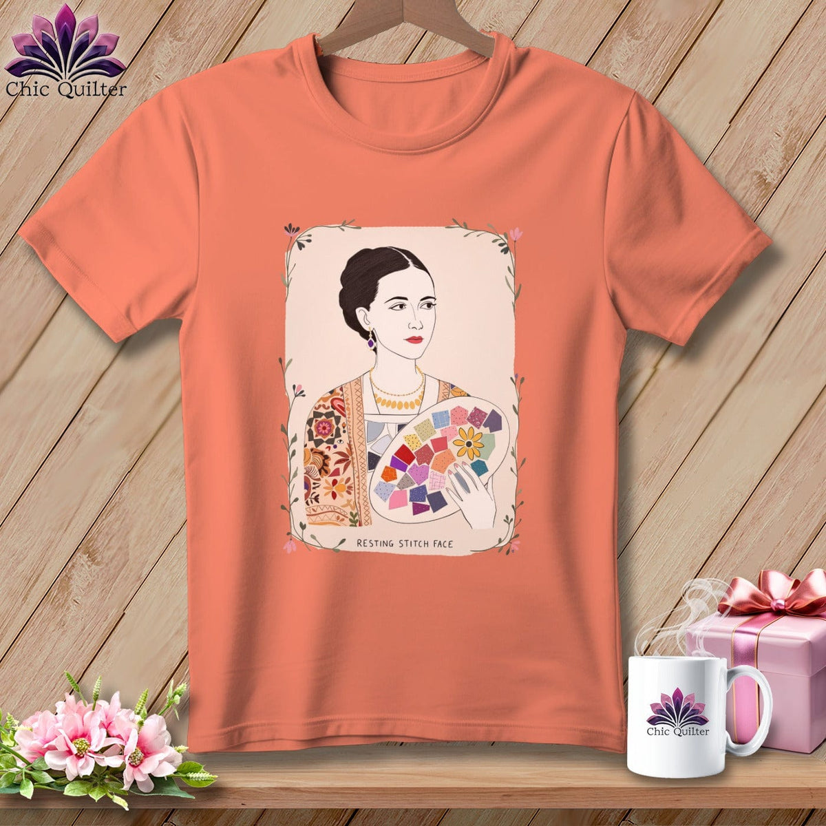 MyDesigns Physical Item S / Melon Georgia O-Sew - Resting Stitch Face ~ Premium Tee