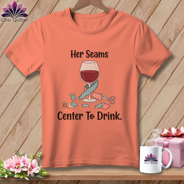 MyDesigns Physical Item S / Melon Her Seams Center to Drink. ~ Premium Tee