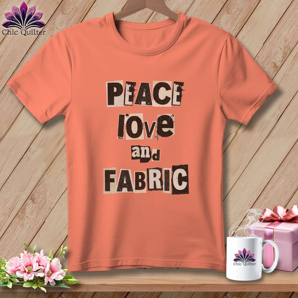 MyDesigns Physical Item S / Melon Peace Love and Fabric ~ Premium Tee