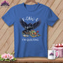 MyDesigns Physical Item S / Mystic Blue F ~ CAW ~ F ~ I’m Quilting in Color ~ Premium Tee
