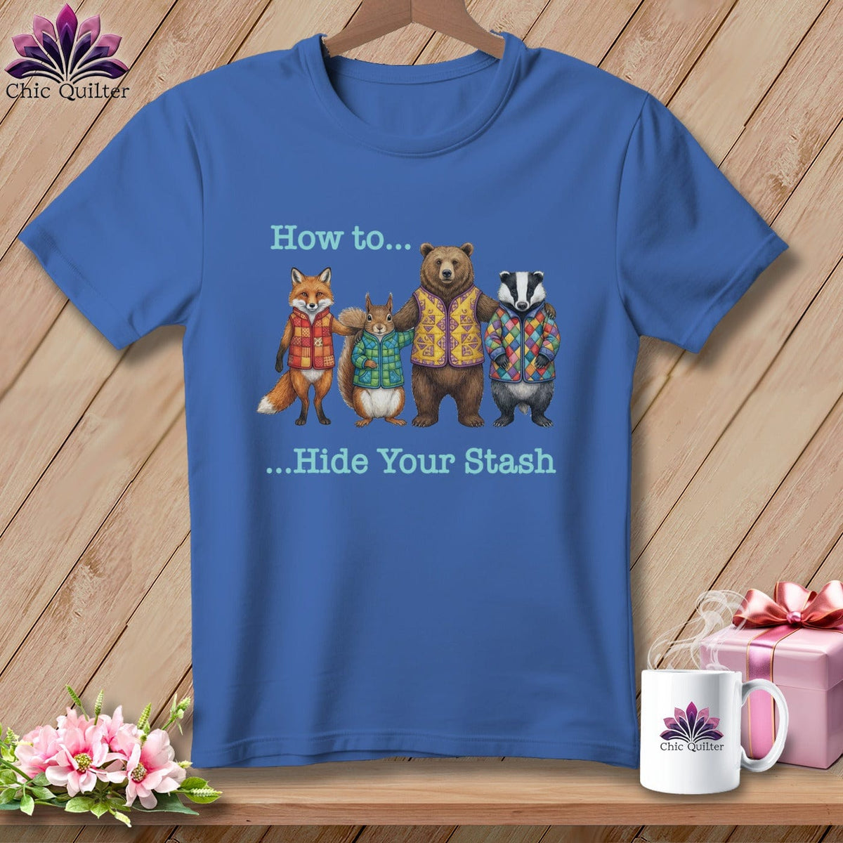 MyDesigns Physical Item S / Mystic Blue How to… Hide Your Stash ~ Premium Tee