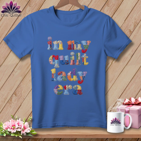MyDesigns Physical Item S / Mystic Blue In My Quilt Lady Era ~ Premium Tee