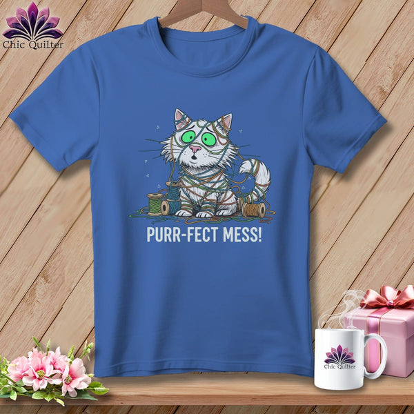 MyDesigns Physical Item S / Mystic Blue Purr ~ fect Mess! ~ Premium Tee