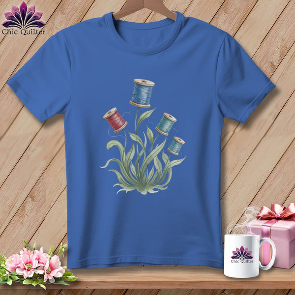 MyDesigns Physical Item S / Mystic Blue Spool Blooms ~ Premium Tee