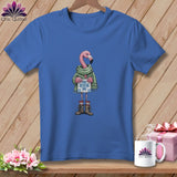 MyDesigns Physical Item S / Mystic Blue The Starry ~ Eyed Flamingo Quilter ~ Premium Tee
