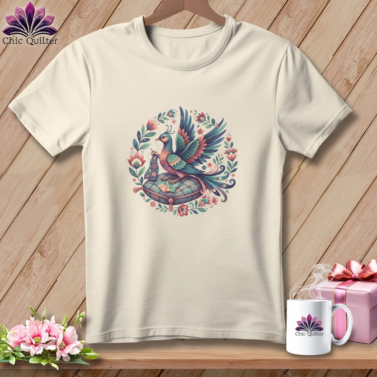 MyDesigns Physical Item S / Natural Beautiful Stitches ~ Relaxed Fit Tee