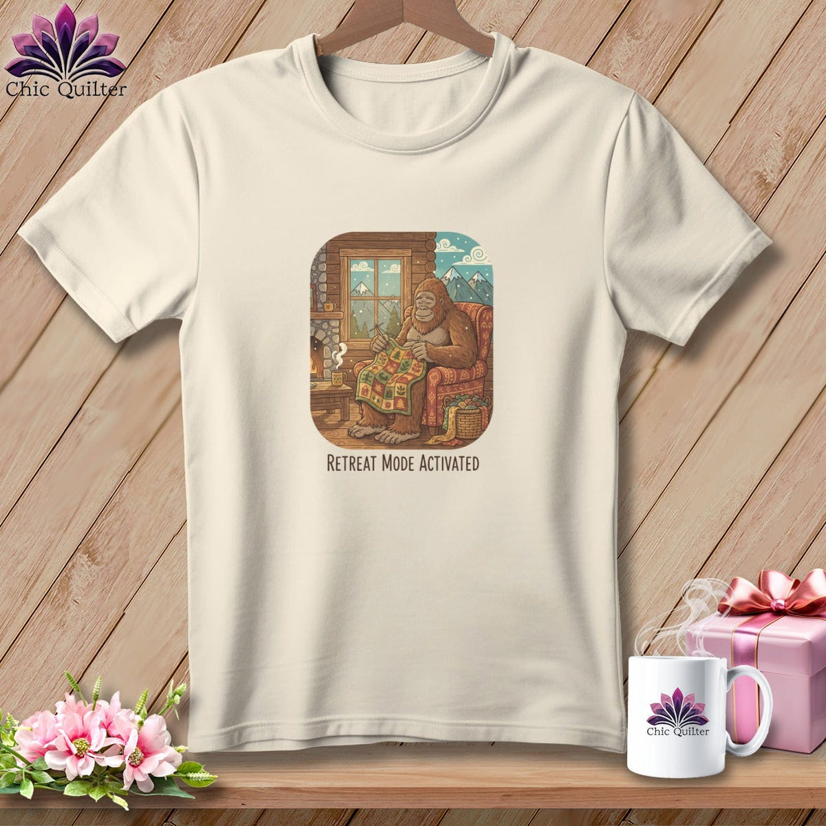 MyDesigns Physical Item S / Natural Big's Retreat Mode Activated ~ Relaxed Fit Tee