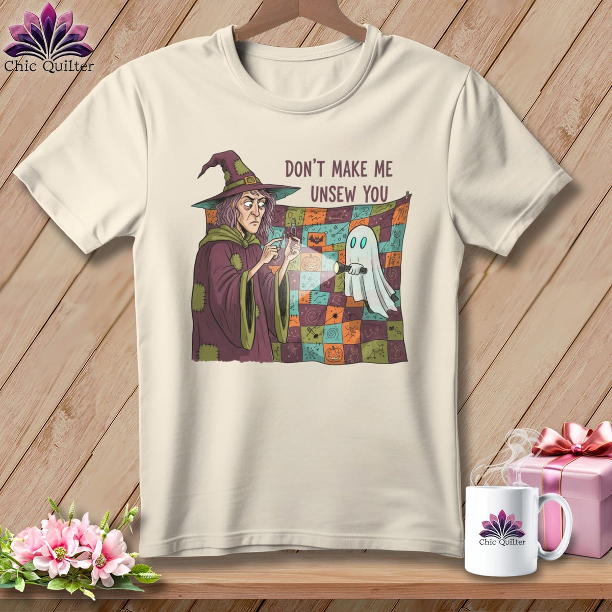 MyDesigns Physical Item S / Natural DON'T MAKE ME UNSEW YOU ~ Relaxed Fit Tee