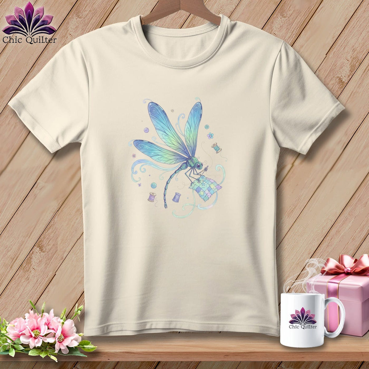 MyDesigns Physical Item S / Natural Dragonfly Dreams ~ Relaxed Fit Tee