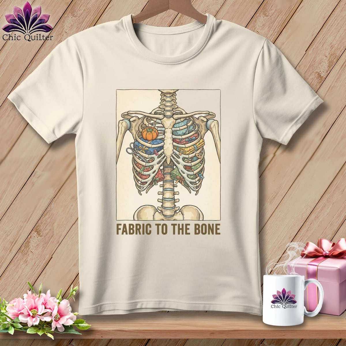 MyDesigns Physical Item S / Natural Fabric to the Bone ~ Relaxed Fit Tee