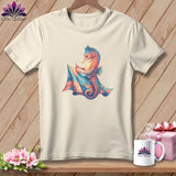 MyDesigns Physical Item S / Natural Flippin Around Quilter ~ Relaxed Fit Tee