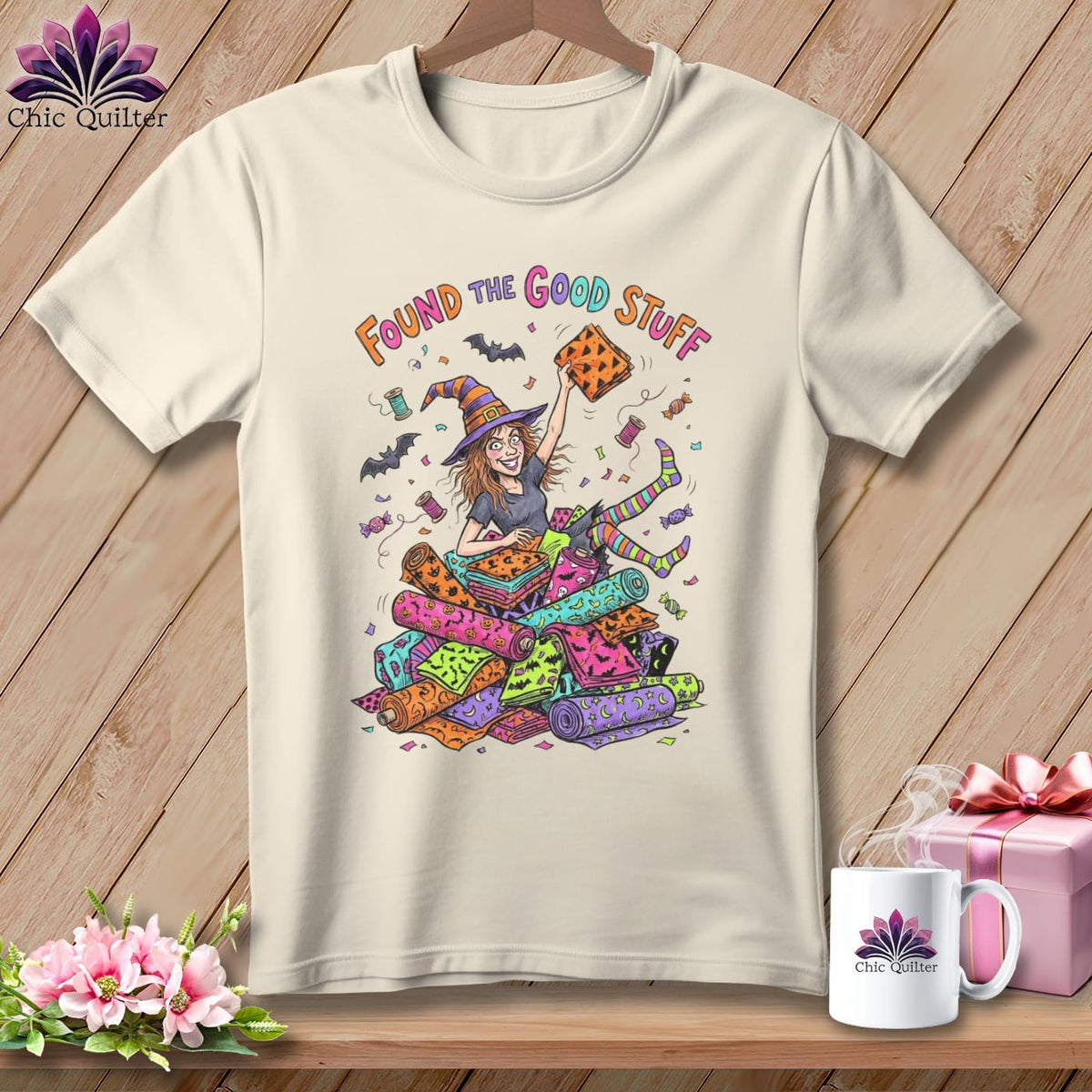 MyDesigns Physical Item S / Natural FOUND THE GOOD STUFF ~ Bolt Heap ~ Relaxed Fit Tee