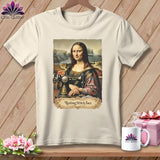 MyDesigns Physical Item S / Natural Mona Sewsa - Resting Stitch Face ~ Relaxed Fit Tee