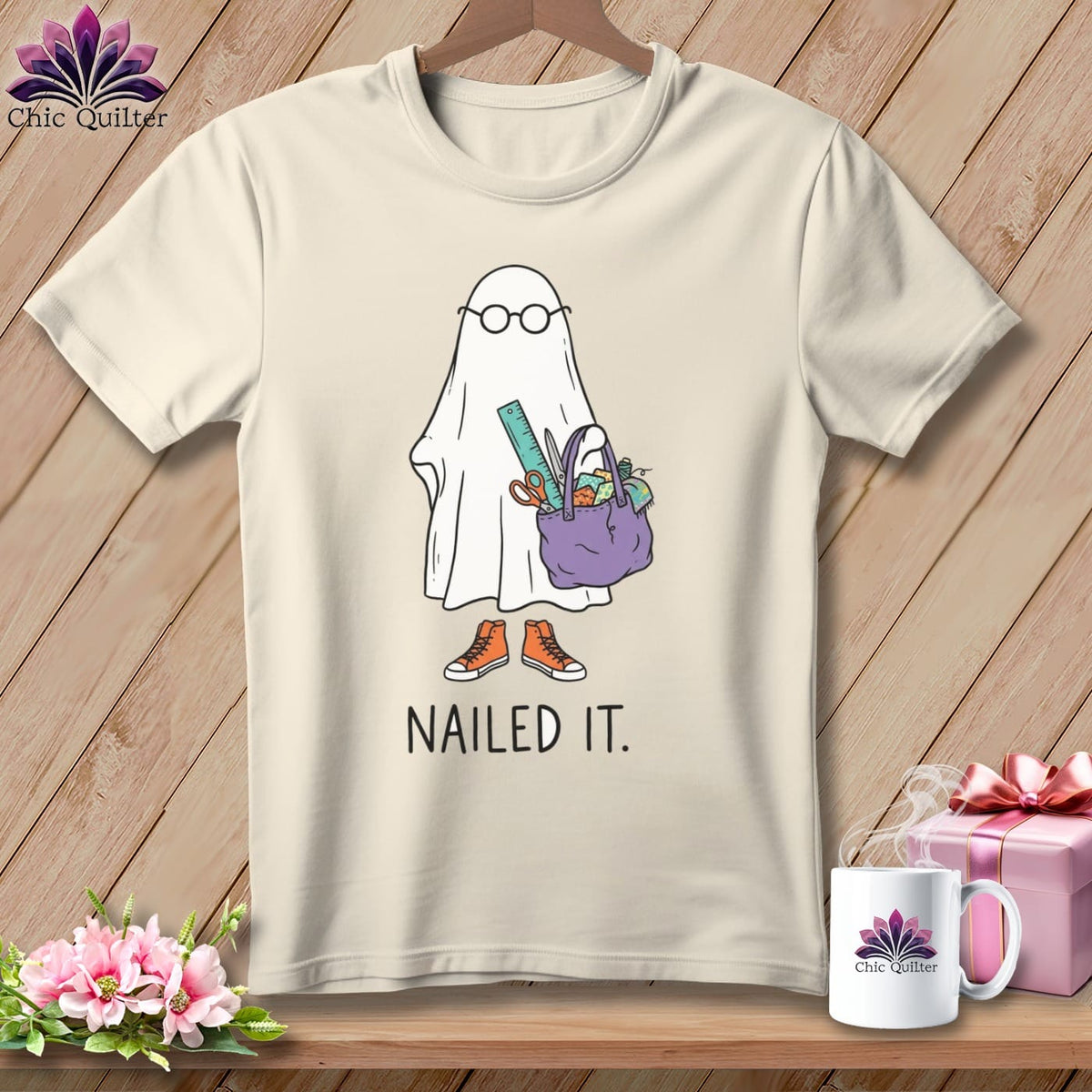 MyDesigns Physical Item S / Natural Nailed It. ~ Relaxed Fit Tee