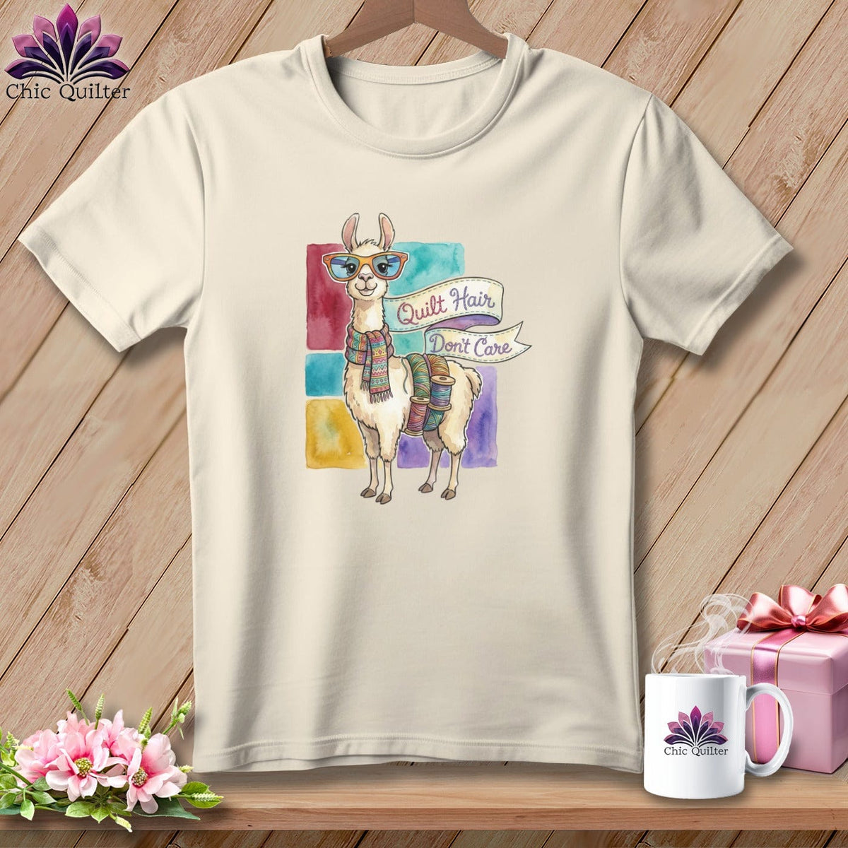 MyDesigns Physical Item S / Natural Patchwork Royalty ~ Relaxed Fit Tee