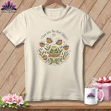 MyDesigns Physical Item S / Natural Ribbit Stitches ~ Relaxed Fit Tee