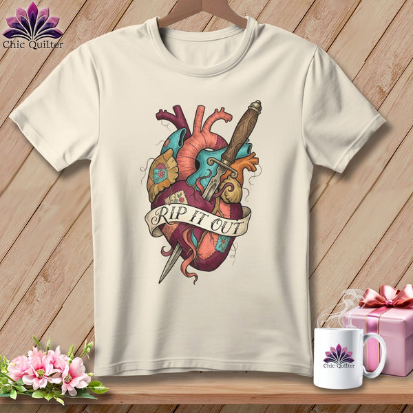 MyDesigns Physical Item S / Natural Rip It Out ~ Relaxed Fit Tee