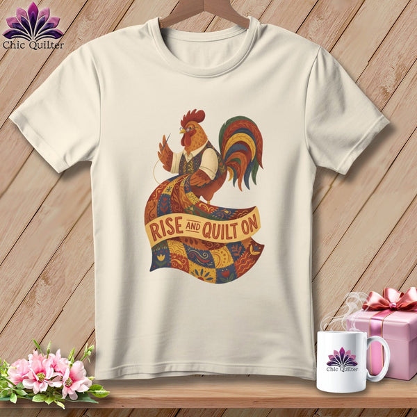 MyDesigns Physical Item S / Natural Rise & Quilt On ~ Relaxed Fit Tee