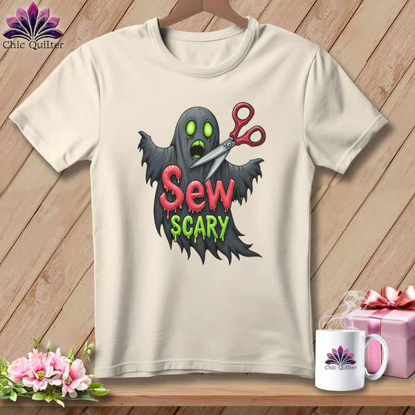 MyDesigns Physical Item S / Natural Sew Scary ~ Relaxed Fit Tee