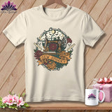 MyDesigns Physical Item S / Natural Sew Spooky ~ Gold Machine ~ Relaxed Fit Tee