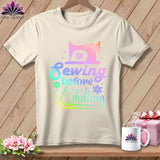 MyDesigns Physical Item S / Natural Sewing Before Adulting ~ Relaxed Fit Tee