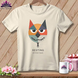 MyDesigns Physical Item S / Natural Snark - Resting Stitch Face ~ Relaxed Fit Tee