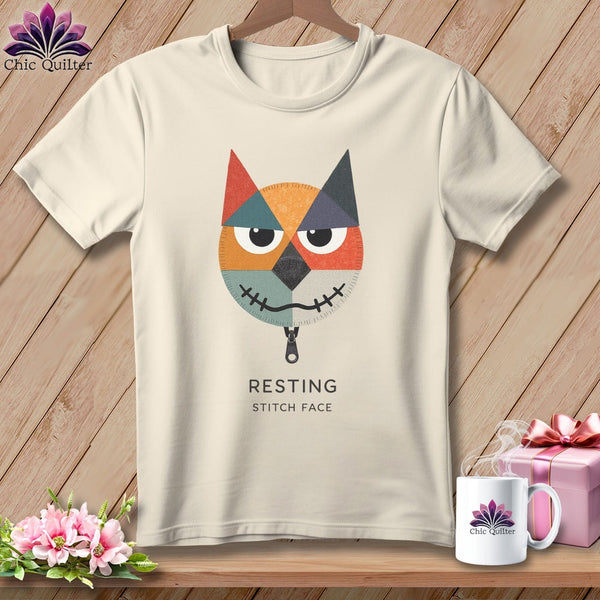 MyDesigns Physical Item S / Natural Snark - Resting Stitch Face ~ Relaxed Fit Tee