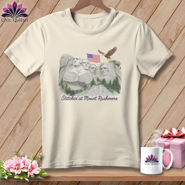 MyDesigns Physical Item S / Natural Stitchin' at Mount Rushmore ~ Relaxed Fit Tee