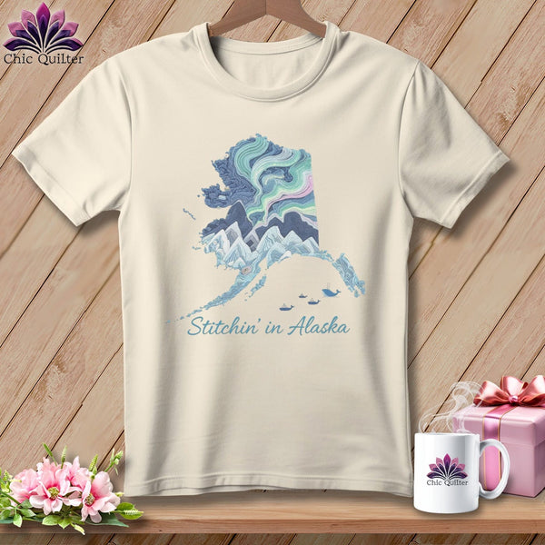 MyDesigns Physical Item S / Natural Stitchin' in Alaska ~ Relaxed Fit Tee