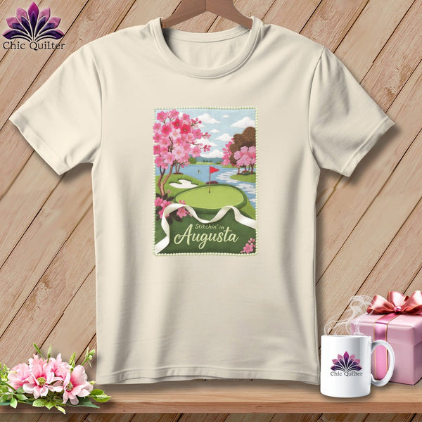 MyDesigns Physical Item S / Natural Stitchin' in Augusta ~ Relaxed Fit Tee