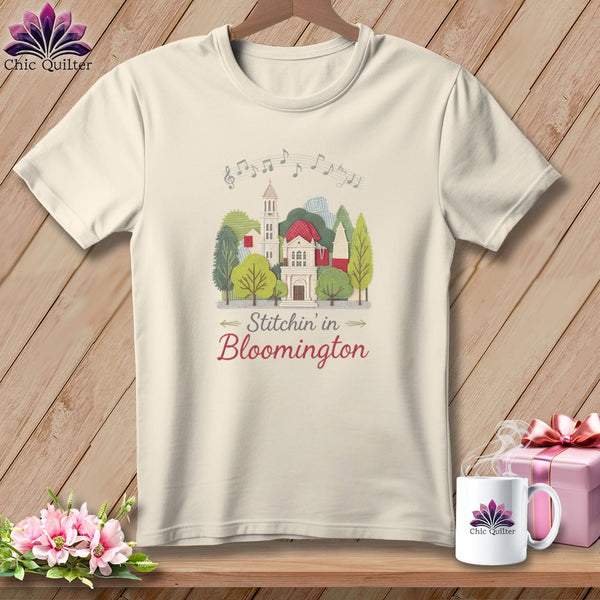 MyDesigns Physical Item S / Natural Stitchin' in Bloomington ~ Relaxed Fit Tee
