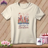 MyDesigns Physical Item S / Natural Stitchin' in Boston ~ Relaxed Fit Tee