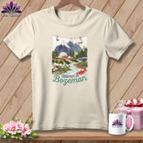 MyDesigns Physical Item S / Natural Stitchin' in Bozeman ~ Relaxed Fit Tee