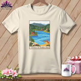MyDesigns Physical Item S / Natural Stitchin' in Broken Bow ~ Relaxed Fit Tee